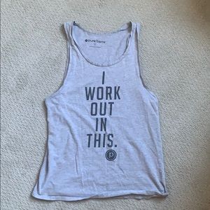 Pure barre tank top